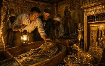 سر المقبره الذهبيه:قصه اكتشاف مقبره توت عنخ امون