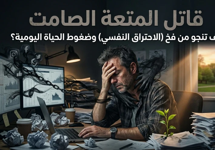 قاتل المتعة الصامت: كيف تنجو من فخ "الاحتراق النفسي" وضغوط الحياة؟