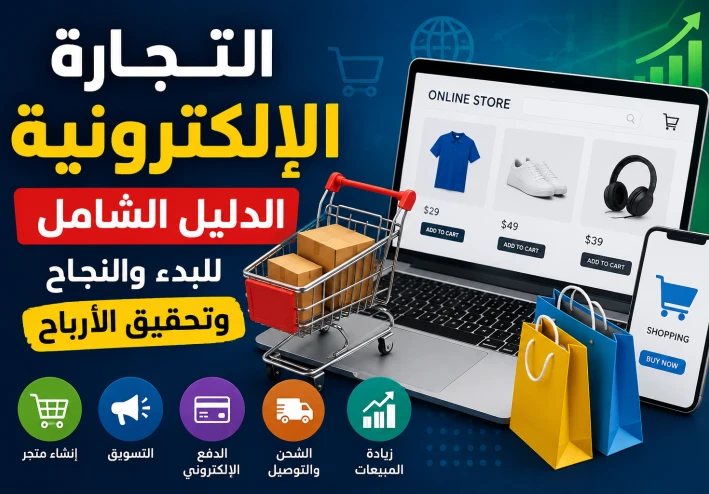 التجارة الإلكترونية: الدليل الشامل للنجاح وتحقيق الأرباح في العصر الرقمي