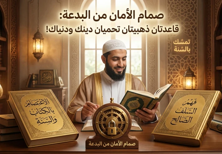 صمّام الأمان من البدعة: قاعدتان ذهبيتان تحميان دينك ودنياك!