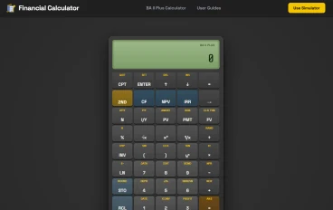 Free BA II Plus Financial Calculator Online - No Sign-Up CFA & FRM Tool