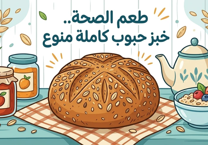 🍞 خبز الحبة الكاملة في المنزل: أسرار التحضير وأفضل الأنواع لفوائد صحية ومذاق لا يقاوم