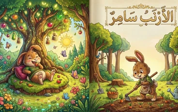 الأرنب سامر وشجرة التفاح العجيبة