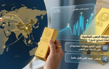 خريطة الذهب العالمية: لماذا تتسابق الدول علي شراء المعدن الأصفر الان؟