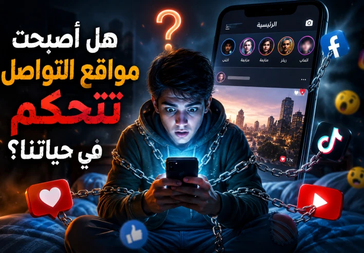 هل سرقت مواقع التواصل حياتنا؟ حقائق صادمة قد تغير نظرتك للأمر!"