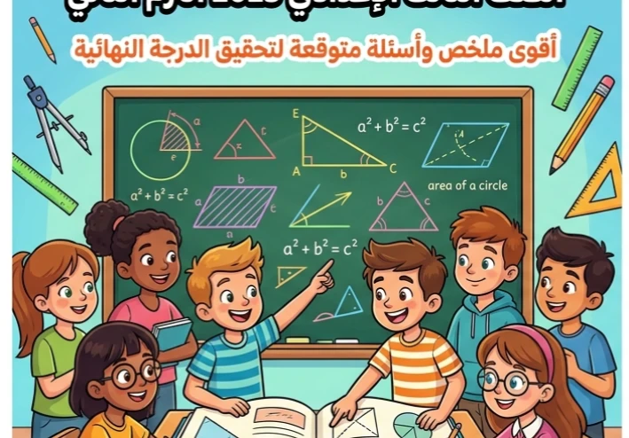📚 مراجعة الهندسة للصف الثالث الإعدادي 2023 الترم الثاني ليلة الامتحان | أقوى ملخص شامل وأسئلة متوقعة لتحقيق الدرجة النهائية