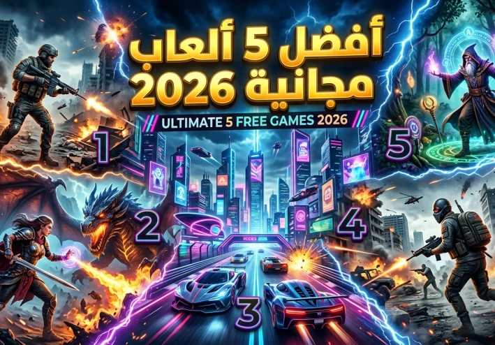 أفضل 5 ألعاب مجانية في 2026