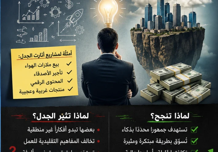 مشروع بسيط قد يجعلك مليونيرًا.. لماذا يفشل الأذكياء وينجح أصحاب الأفكار المجنونة؟