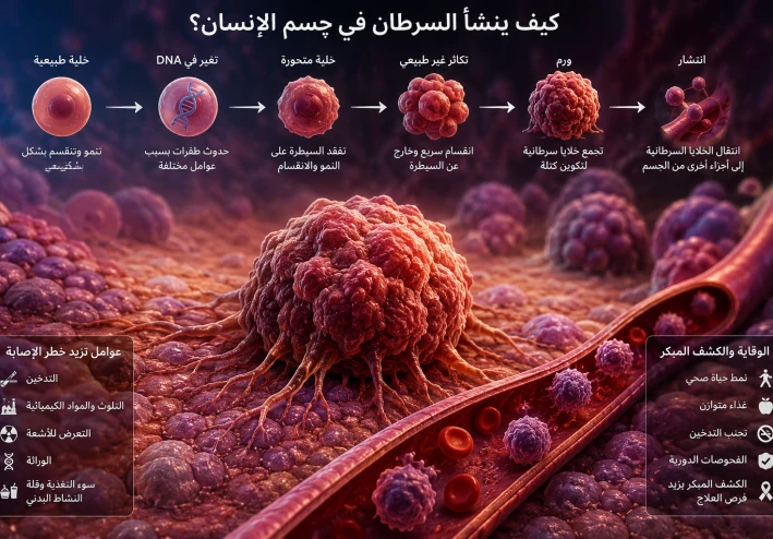 السرطان: كيف تنشأ الخلايا المتمردة داخل جسم الإنسان؟