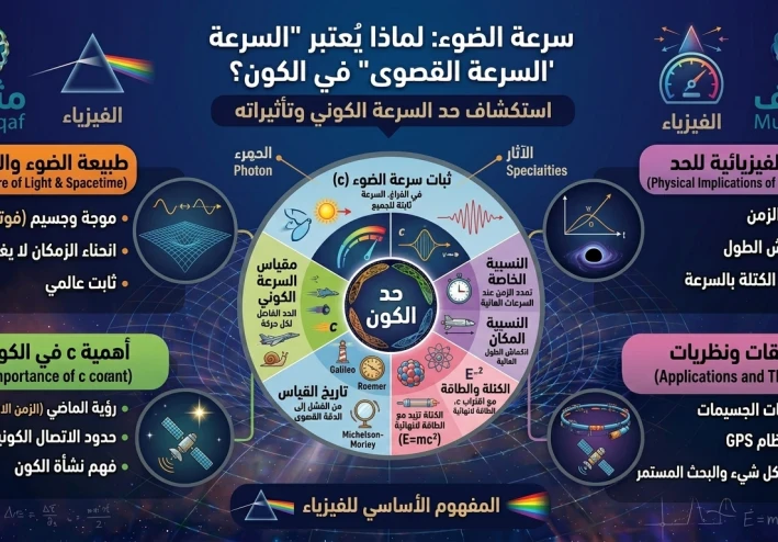 سرعة الضوء: لماذا يُعتبر الضوء "السرعة القصوى" في الكون؟