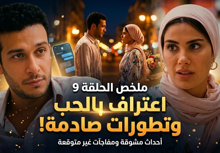 ملخص الحلقة 9 من مسلسل ورد على فل وياسمين.. اعتراف طارق بالحب وقرار صادم من إلهام