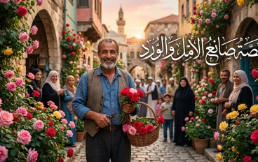 قصة صانع الأمل والورد