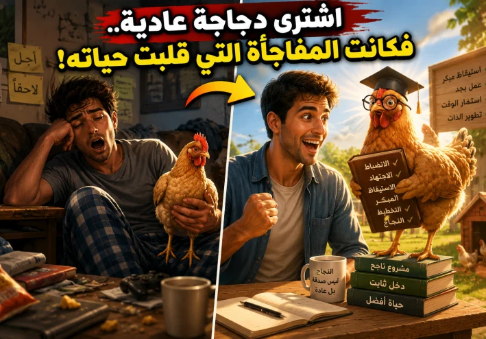 اشترى دجاجة عادية.. فكانت المفاجأة التي قلبت حياته! 😱