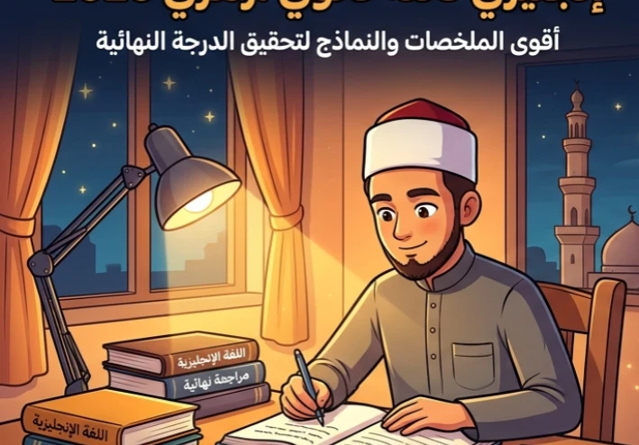📚 مراجعة ليلة الامتحان إنجليزي ثالثة ثانوي أزهري 2026.. أقوى ملخص نهائي ونماذج امتحانات PDF لتحقيق الدرجة النهائية