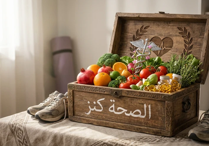صحتك كنزك  دليلك المبسط للعيش بصحة رائعة