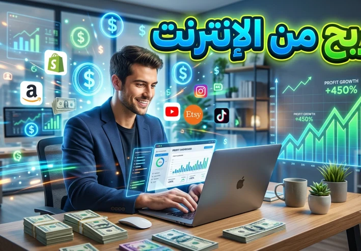 الربح من الإنترنت: دليلك الشامل لبناء دخل حقيقي ومستدام في العصر الرقمي