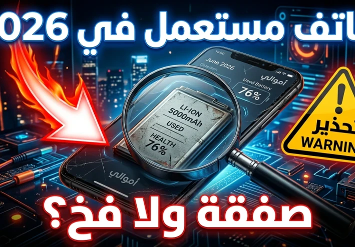 هل شراء هاتف مستعمل في 2026 فكرة ذكية أم مخاطرة؟
