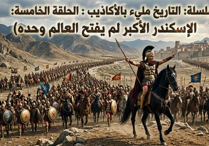 سلسلة: التاريخ مليء بالأكاذيب : الحلقة الخامسة: الإسكندر الأكبر لم يفتح العالم وحده