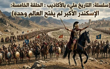 سلسلة: التاريخ مليء بالأكاذيب : الحلقة الخامسة: الإسكندر الأكبر لم يفتح العالم وحده