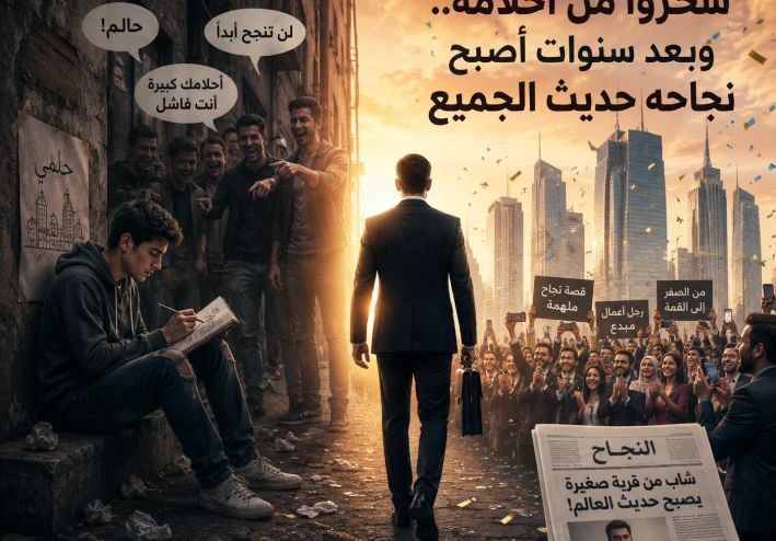 سخروا من أحلامه.. وبعد سنوات أصبح نجاحه حديث الجميع!" 🔥