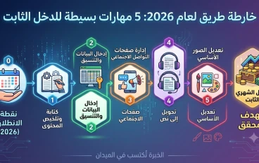 لا تحتاج لخبرة كبيرة: 5 مهارات بسيطة يمكنك تحويلها إلى دخل شهري ثابت."