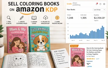 كيف تربح من بيع كتب التلوين على Amazon KDP