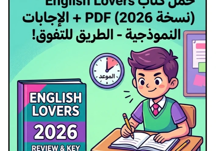 📥 تحميل كتاب English Lovers مراجعة نهائية في اللغة الإنجليزية للصف الثالث الثانوي 2026 PDF بالإجابات | أقوى مراجعة قبل الامتحان