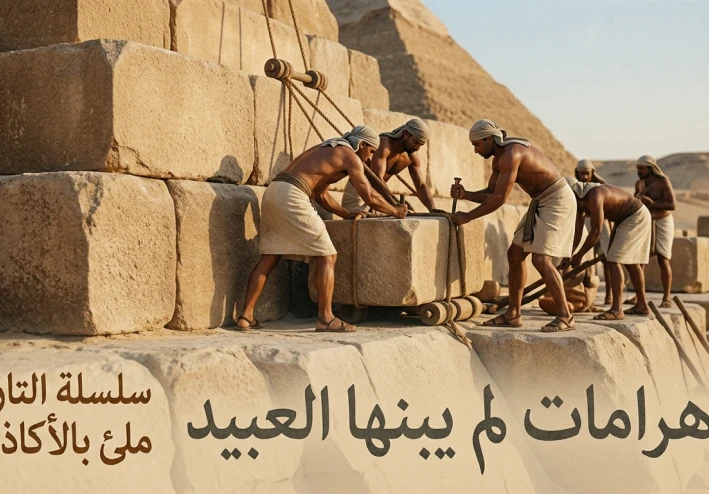سلسلة التاريخ ملئ بالأكاذيب ، الأهرامات لم يبنها العبيد
