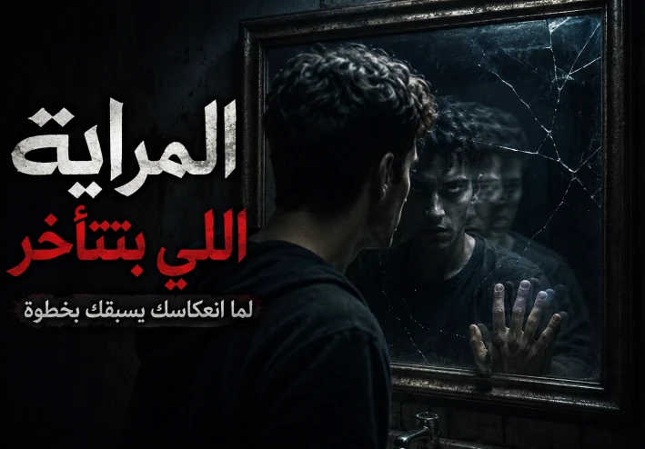 “المراية اللي بتتأخر… لما انعكاسك يسبقك بخطوة”