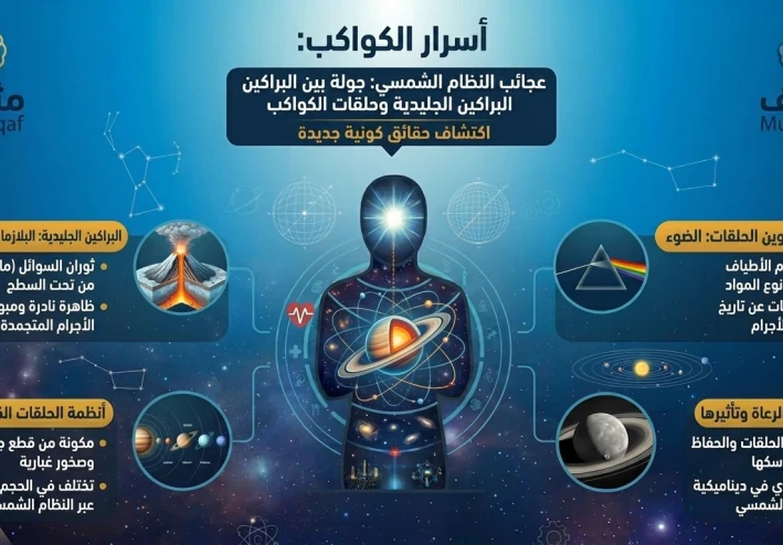 عجائب النظام الشمسي – جولة بين البراكين الجليدية وحلقات الكواكب