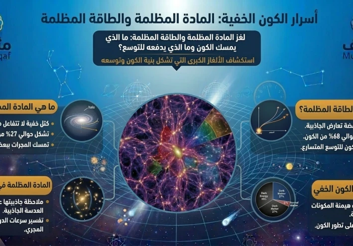 أسرار الكون الخفية – لغز المادة المظلمة والطاقة المظلمة