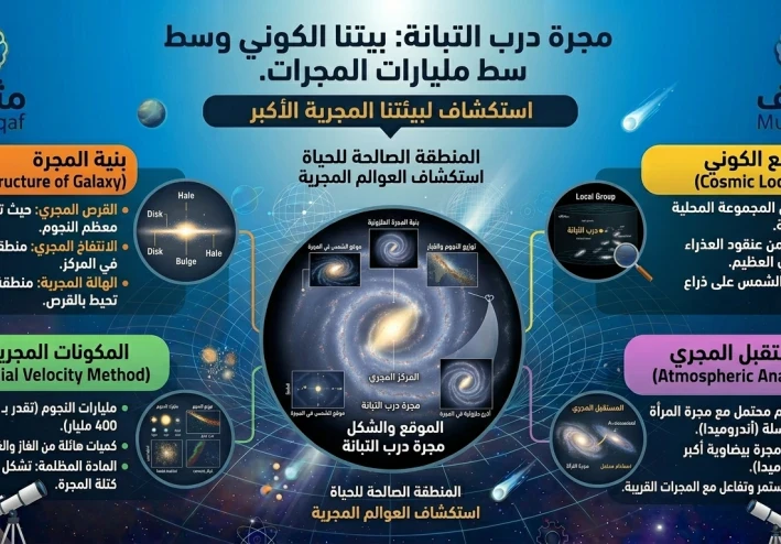 مجرة درب التبانة – بيتنا الكوني وسط مليارات المجرات
