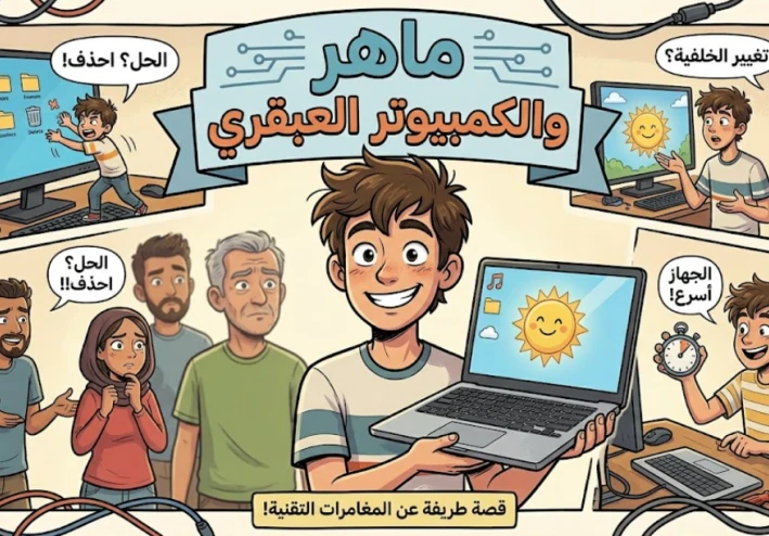 ماهر والكمبيوتر العبقري