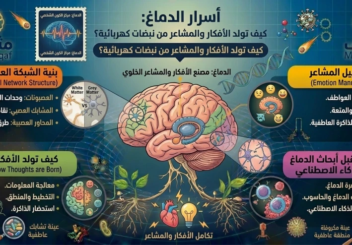 أسرار الدماغ – كيف تولد الأفكار والمشاعر من نبضات كهربائية؟