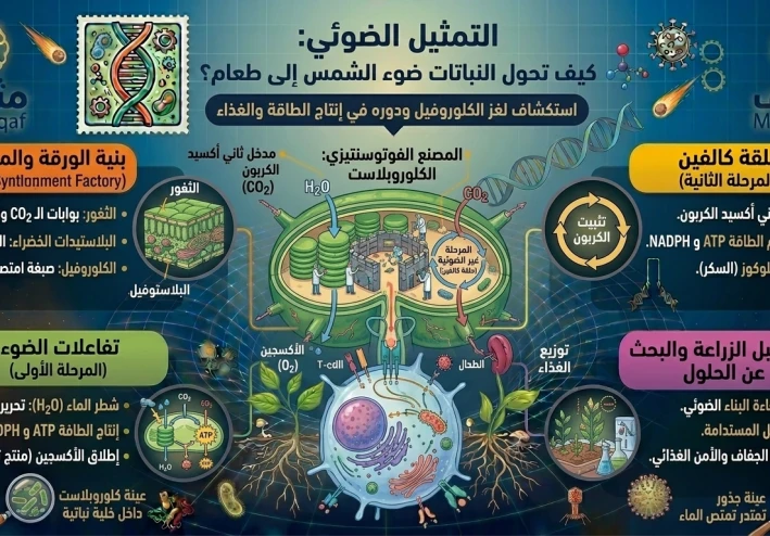 التمثيل الضوئي – كيف تحول النباتات ضوء الشمس إلى طعام؟