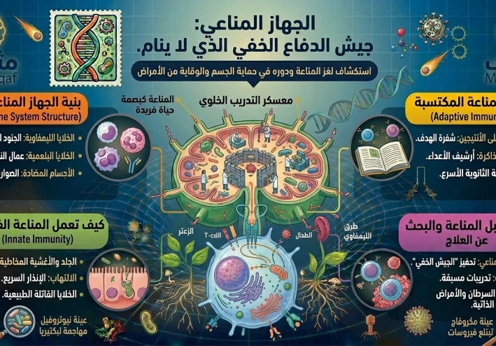 الجهاز المناعي – جيش الدفاع الخفي الذي لا ينام