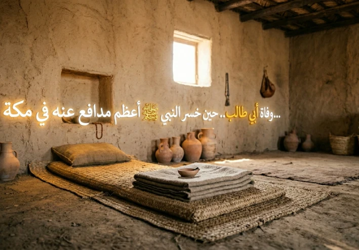 وفاة أبي طالب.. اللحظة التي فقد فيها النبي صلى الله عليه وسلم حصنه المنيع