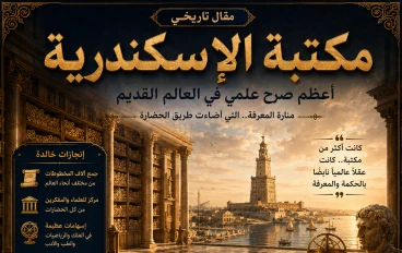 مكتبة الإسكندرية: أعظم صرح علمي في العالم القديم