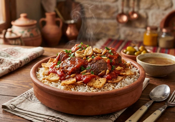 طريقة عمل الفتة المصرية الأصلية بخطوات سهلة ومذاق لا يُقاوم