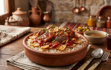 طريقة عمل الفتة المصرية الأصلية بخطوات سهلة ومذاق لا يُقاوم