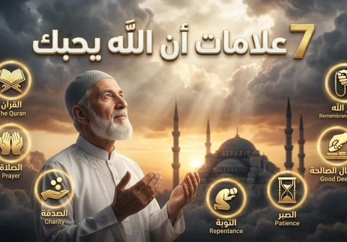 7 علامات إذا رأيتها في نفسك فاعلم أن الله يحبك
