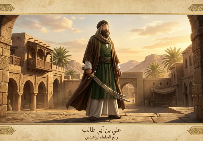 علي بن أبي طالب: قصة رابع الخلفاء الراشدين وأشجع فرسان الإسلام
