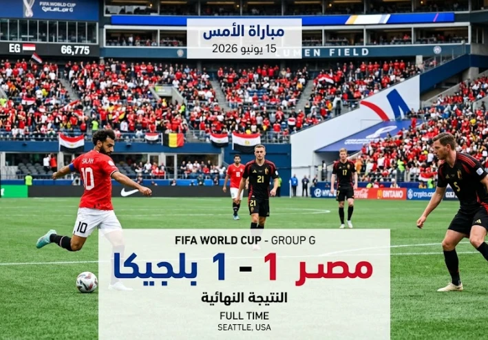تاريخ مباريات مصر ضد بلجيكا