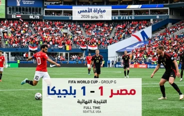 تاريخ مباريات مصر ضد بلجيكا