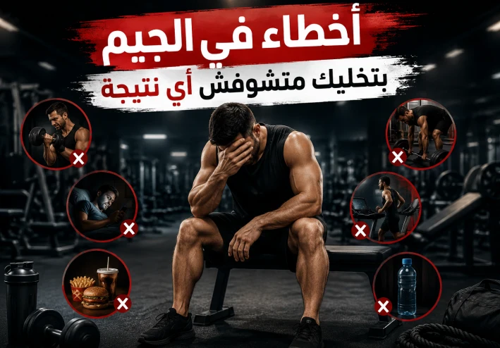 أخطاء في الجيم بتخليك متشوفش أي نتيجة حتى لو بتتمرن كل يوم!