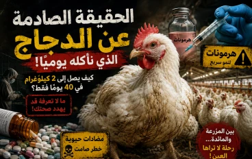 الحقيقة الصادمة عن الدجاج الذي نأكله يوميًا