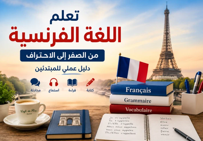 تعلم اللغة الفرنسية من الصفر إلى الاحتراف