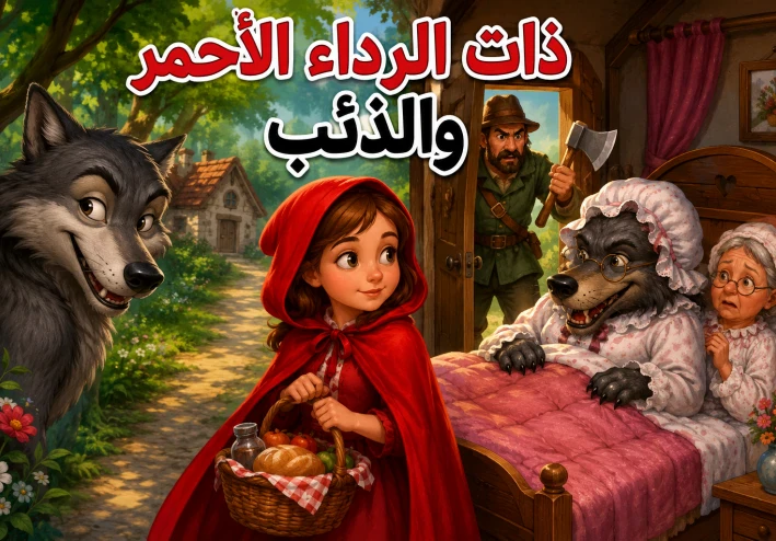 ذات الرداء الأحمر و الذئب