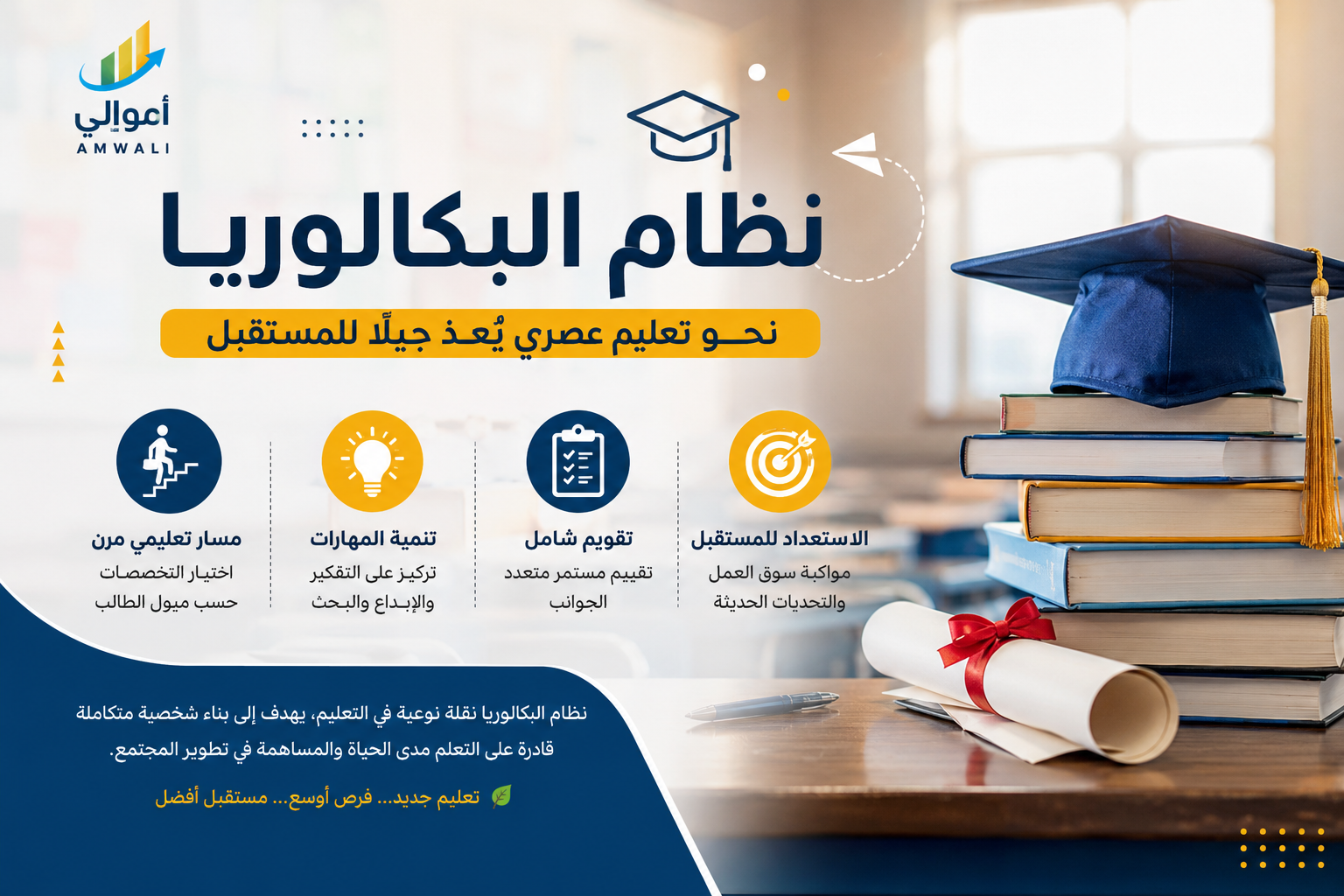 صورة مقال 🎓 نظام البكالوريا الجديد.. هل يمثل نقلة حقيقية في مستقبل التعليم أم مجرد تغيير في الشكل؟