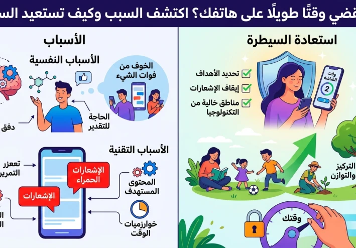 لماذا لا تستطيع التوقف عن تصفح هاتفك؟